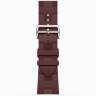 Apple Watch Hermes Series 11 42mm, спортивный ремешок Kilim красный