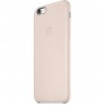 Кожаный чехол для iPhone 6 бледно-розовый