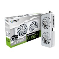 Видеокарта NVIDIA PALIT GeForce RTX 5060 Ti White OC 16GB