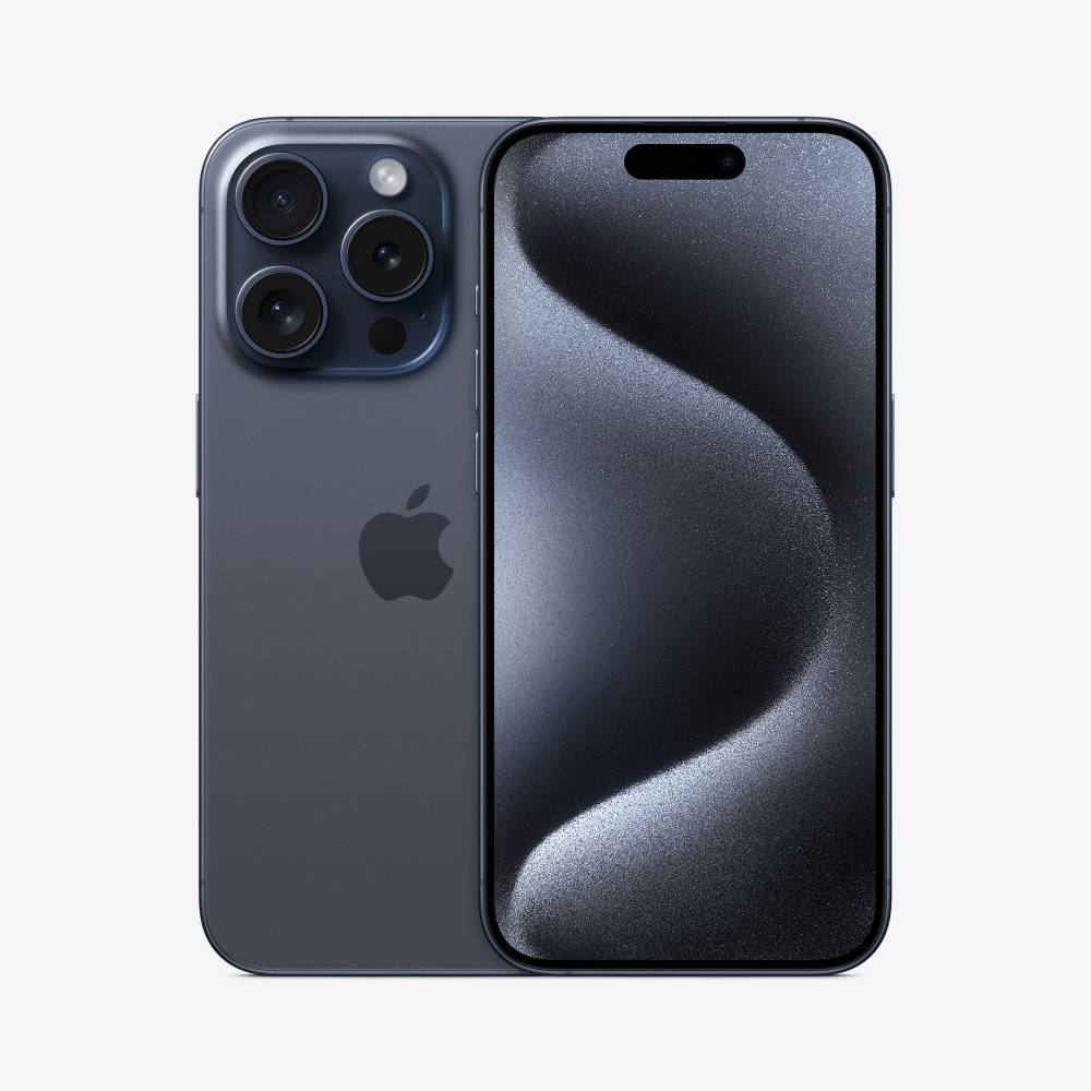 Купить iPhone 15 Pro 256GB титановый Синий 1-Sim в Москве цена