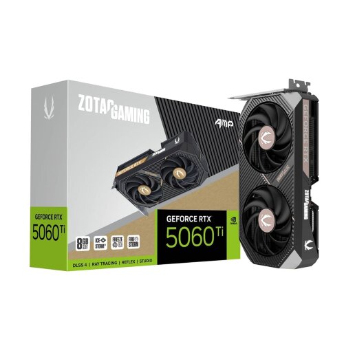 Игровая видеокарта NVIDIA ZOTAC GAMING GeForce RTX 5060 Ti 8GB AMP