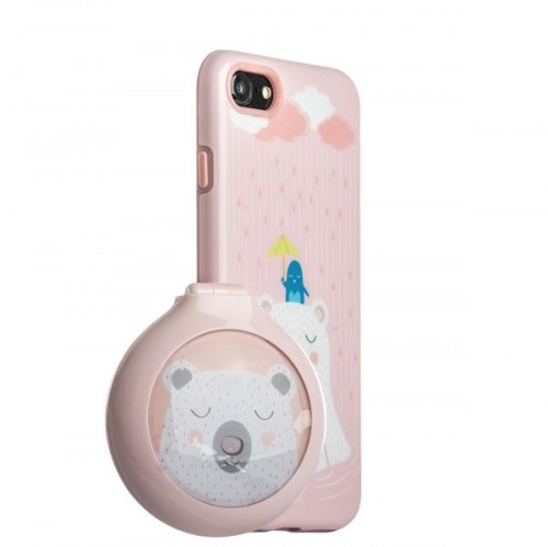 Набор iBacks Lady's Сонный Медведь для iPhone 8 и 7 - Розовый