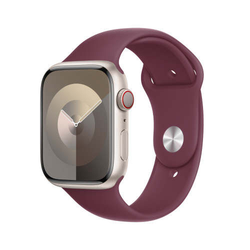 Спортивный ремешок для Apple Watch 45mm Sport Band (S/M) - Бордовый (Mulberry)