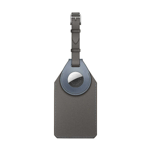 AirTag Hermes Travel Tag - Bleu Lin / Gris Meyer