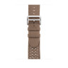 Ремешок Hermes для Apple Watch 46mm Beige de Weimar Tricot Single Tour - Коричневый