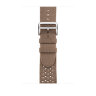 Ремешок Hermes для Apple Watch 45mm Beige de Weimar Tricot Single Tour - Коричневый