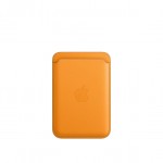 Кожаный чехол-бумажник MagSafe Золотой апельсин