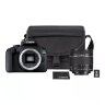 Canon EOS 2000D Black + EF-S 18-55mm IS II Lens + Shoulder Bag + SD Card Kit