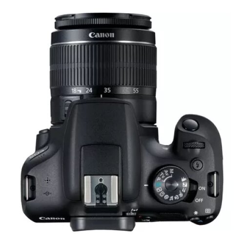 Canon EOS 2000D Black + EF-S 18-55mm IS II Lens + Shoulder Bag + SD Card Kit