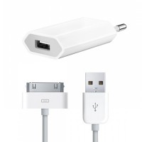 Зарядное устройство+USB кабель для Apple