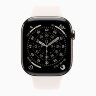 Apple Watch Series 11 46mm, Natural Titanium Case with Sport Band - Light Blush