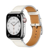 Apple Watch Series 7 Hermes 41mm with Single Tour Blanc