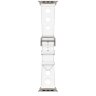 Apple Watch Ultra 3 Hermes 49mm, спортивный ремешок Scub’H Diving белого цвета
