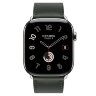 Apple Watch Hermes Series 11 46mm, классический темно-зеленый ремешок