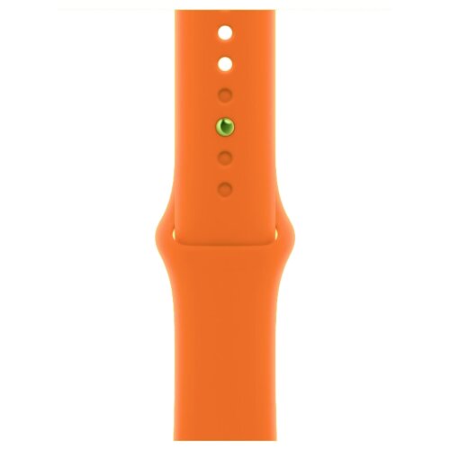 Apple Watch Ultra 3 Hermes 49mm, оранжевый силиконовый спортивный ремешок