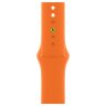 Apple Watch Ultra 3 Hermes 49mm, оранжевый силиконовый спортивный ремешок