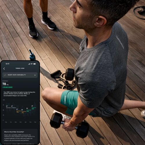 Фитнес-браслет WHOOP 4.0 ONE , Band SuperKnit Onyx, с подпиской на 12 месяцев