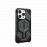Защитный чехол Uag Monarch Pro Kevlar для iPhone 15 Pro с MagSafe - Кевлар серебро (Kevlar Silver)