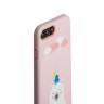 Набор iBacks Lady's Сонный Медведь для iPhone 8 Plus и 7 Plus - Розовый