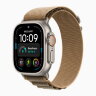 Apple Watch Ultra 4 49mm Titanium Case with Desert Alpine Loop (M)