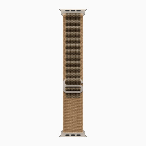 Apple Watch Ultra 4 49mm Titanium Case with Desert Alpine Loop (M)