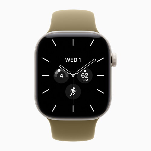 Apple Watch Series 12 42mm, Pearl White Ceramic Case with Sport Band - Olive