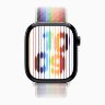 Apple Watch Series 10 42mm, Jet Black Aluminum Case with Sport Loop - Pride Edition