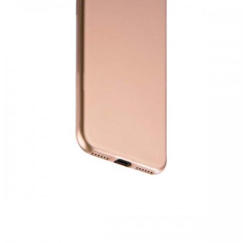 Силиконовая чехол-накладка J-case Shiny Glazed для iPhone 7 и 8 - Золотистый