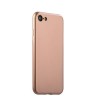 Силиконовая чехол-накладка J-case Shiny Glazed для iPhone 7 и 8 - Золотистый