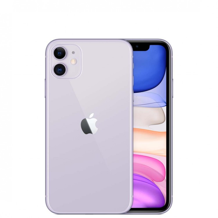 Смартфон Apple iPhone 11 128 гб фиолетовый MWM52RU/A купить в