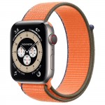 Apple Watch Edition Series 6 Titanium 44mm, спортивный браслет "кумкват"