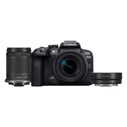 Canon EOS R10 Mirrorless Camera + RF-S 18-150mm F3.5-6.3 IS STM Lens + Mount Adapter EF-EOS R