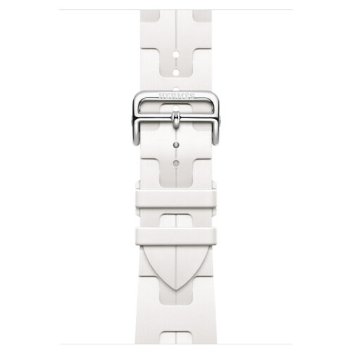 Apple Watch Hermes Series 11 46mm, спортивный ремешок Kilim белого цвета