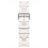 Apple Watch Hermes Series 11 46mm, спортивный ремешок Kilim белого цвета