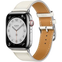 Apple Watch Series 7 Hermes 45mm with Single Tour Blanc