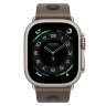 Apple Watch Ultra 3 Hermes 49mm, спортивный ремешок Scub’H Diving серого цвета