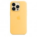 Силиконовый чехол для iPhone 14 Pro Max с MagSafe - "Солнечное сияние"