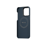 Чехол PITAKA MagEZ Case 3 для iPhone 14 Pro с MagSafe - 1500D черный/голубой (твил)