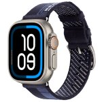 Apple Watch Ultra 3 Hermes 49mm, трикотажный ремешок синего цвета