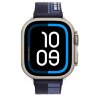 Apple Watch Ultra 3 Hermes 49mm, трикотажный ремешок синего цвета