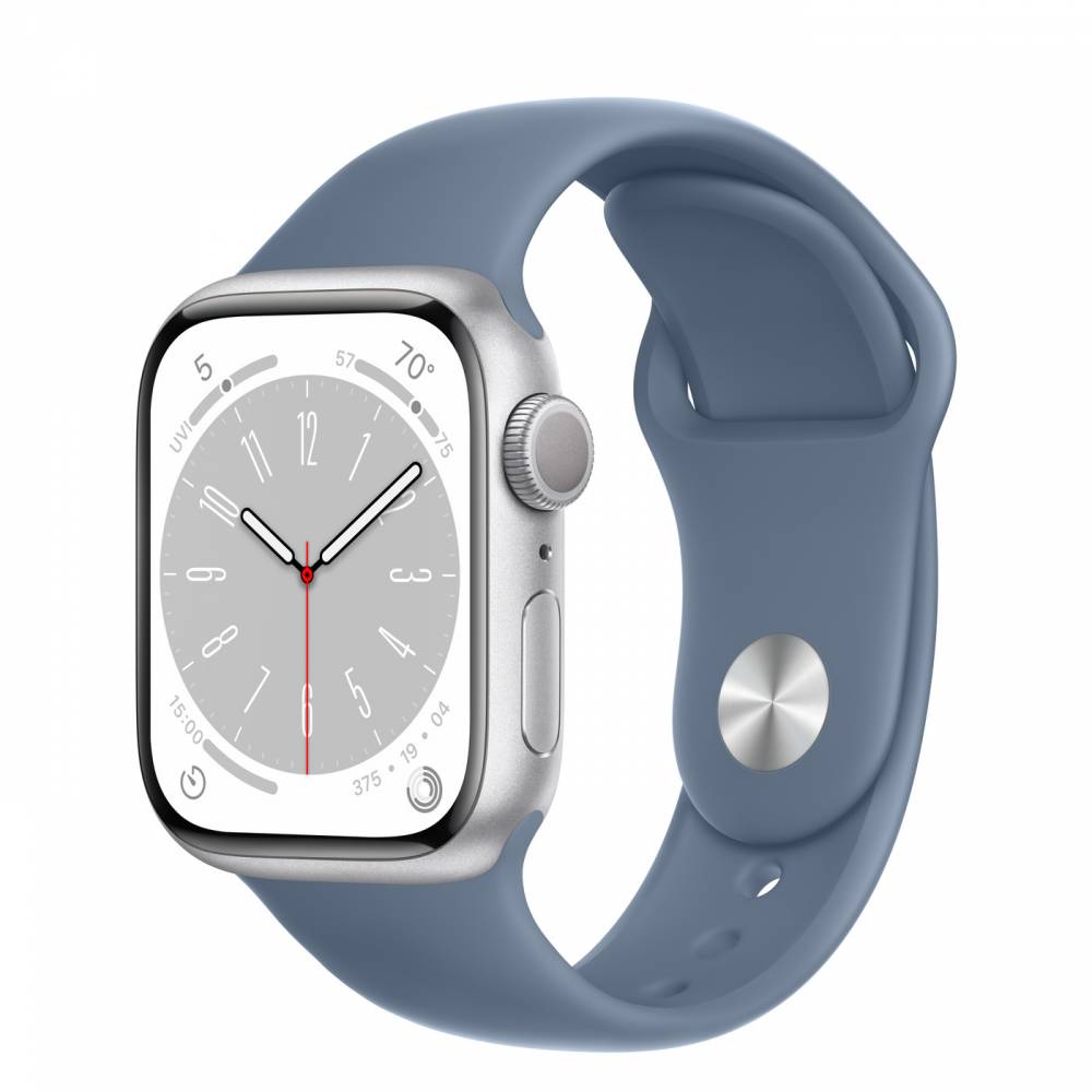 Aluminum silver apple watch on sale