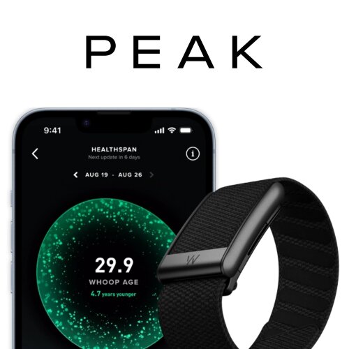 Фитнес-браслет WHOOP 5.0 PEAK , Band SuperKnit Onyx, с подпиской на 12 месяцев