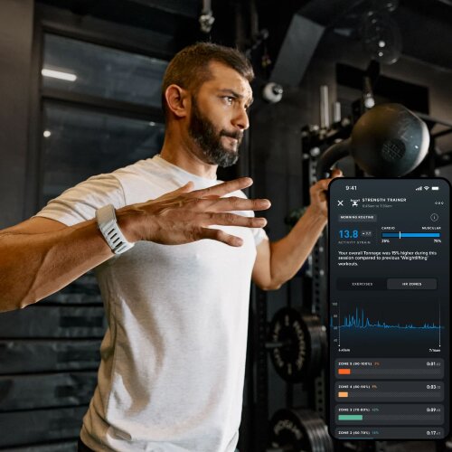 Фитнес-браслет WHOOP 5.0 PEAK , Band SuperKnit Onyx, с подпиской на 12 месяцев