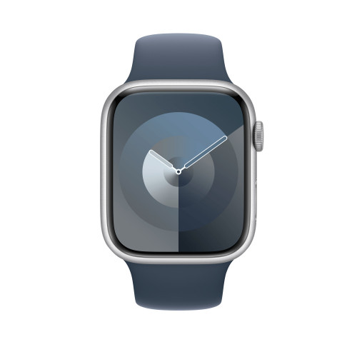 Спортивный ремешок для Apple Watch 45mm Sport Band (S/M) - Синий шторм (Storm Blue)