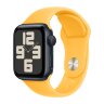 Apple Watch SE (2023) 40mm, Midnight Aluminum Case with Sport Band - Sunshine (Оранжевый)