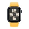 Apple Watch SE (2023) 40mm, Midnight Aluminum Case with Sport Band - Sunshine (Оранжевый)