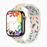 Apple Watch Series 10 46mm, Gold Titanium Case with Sport Band - Pride Edition