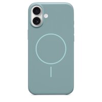 Чехол Beats для iPhone 16 Plus с MagSafe - Riptide Blue (Зелено-голубой)