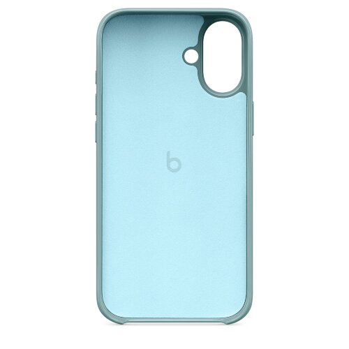 Чехол Beats для iPhone 16 Plus с MagSafe - Riptide Blue (Зелено-голубой)