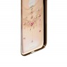 Чехол-накладка KAVARO для iPhone 8 Plus и 7 Plus со стразами Swarovski - золотистый (Бабочка)